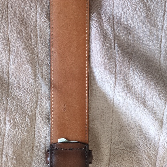 Allen Edmonds Brown Manistee Dress Belt - Picture 3 of 4